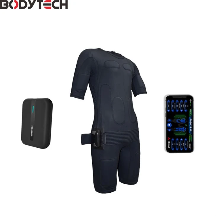 2024 New Design Ems Fitness Muscle Building Fat Reduction Ems Training Suit For Home Use
